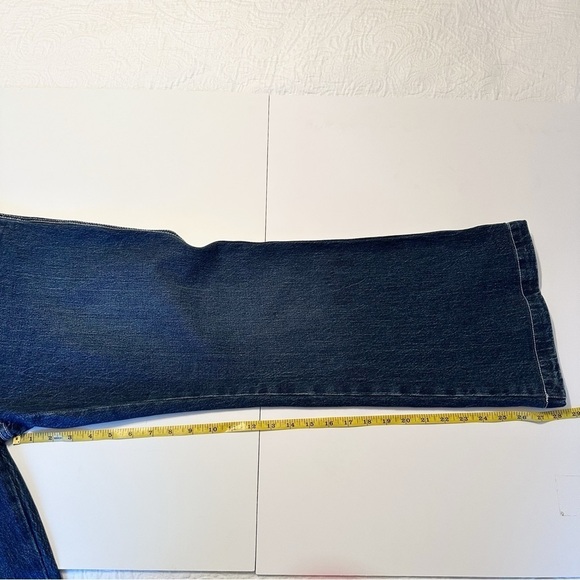 KanCan Wide Leg Flare High Waist Blue Jeans - Size 28 - Picture 9 of 12